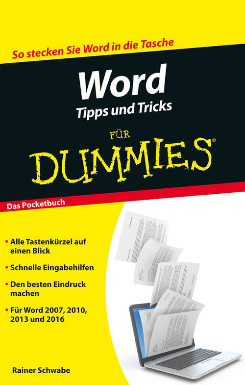 Book cover of Word Tipps und Tricks für Dummies (Für Dummies)
