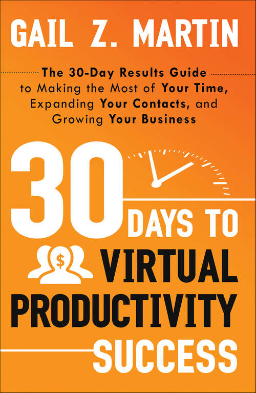 Book cover of 30 Days to Virtual Productivity Success: The 30-Day Results Guide to Making the Most of Your Time, Expanding Your Contacts, and Growing Your Business (30 Days Series)