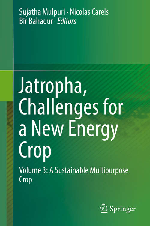 Book cover of Jatropha, Challenges for a New Energy Crop: Volume 3: A Sustainable Multipurpose Crop (1st ed. 2019)
