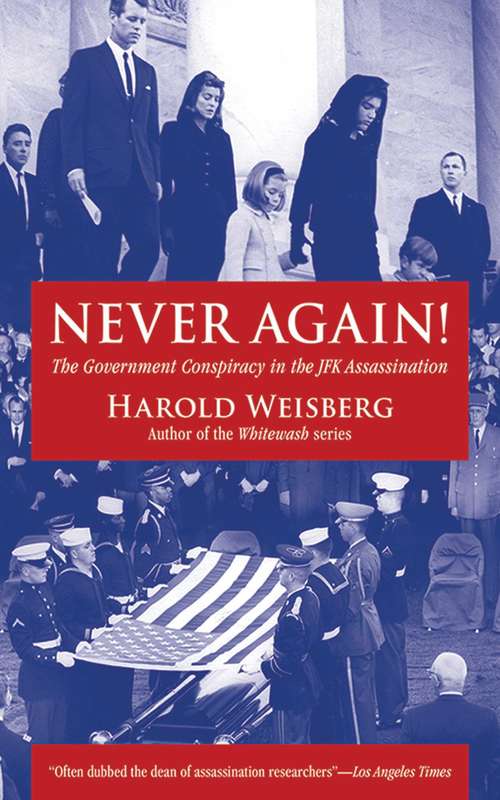 Book cover of Never Again!