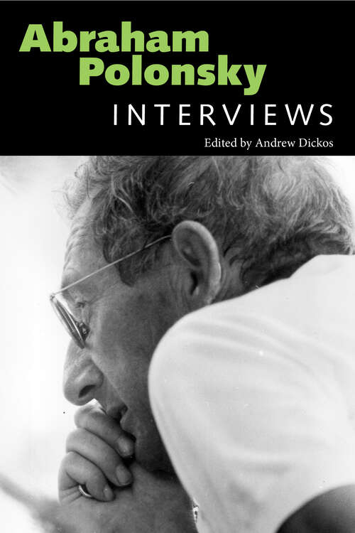 Book cover of Abraham Polonsky: Interviews (EPUB Single) (Conversations with Filmmakers Series)