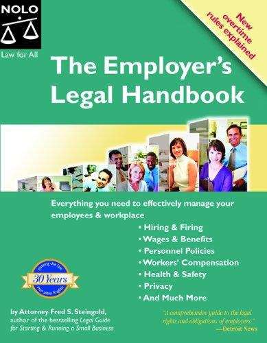 Book cover of The Employer's Legal Handbook (7th edition)