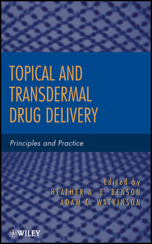 Book cover of Topical and Transdermal Drug Delivery