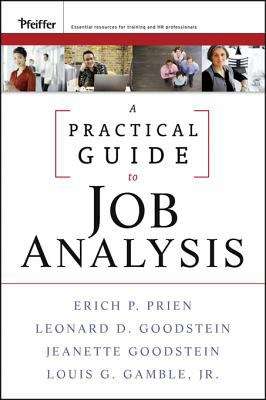 Book cover of A Practical Guide to Job Analysis