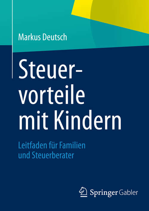 Book cover of Steuervorteile mit Kindern