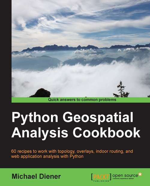 Book cover of Python Geospatial Analysis Cookbook
