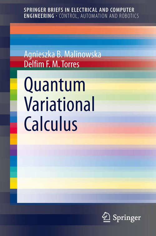 Book cover of Quantum Variational Calculus