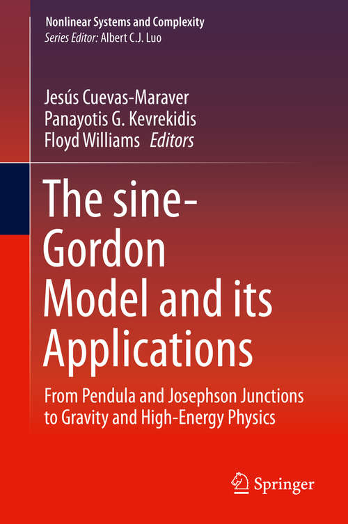Book cover of The sine-Gordon Model and its Applications