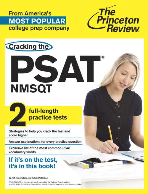 Book cover of Cracking the PSAT/NMSQT with 2 Practice Tests