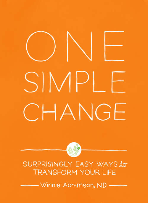 Book cover of One Simple Change