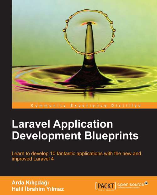 Book cover of Laravel Application Development Blueprints