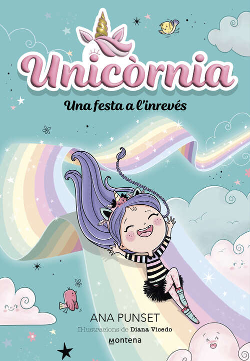 Book cover of Unicòrnia 2 - Una festa a l'inrevés: Primeres lectures en català (Unicòrnia: Volumen 2)