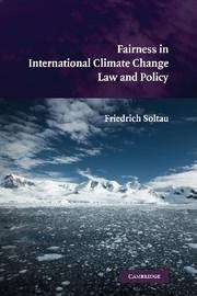 Book cover of Fairness in International Climate Change Law and Policy