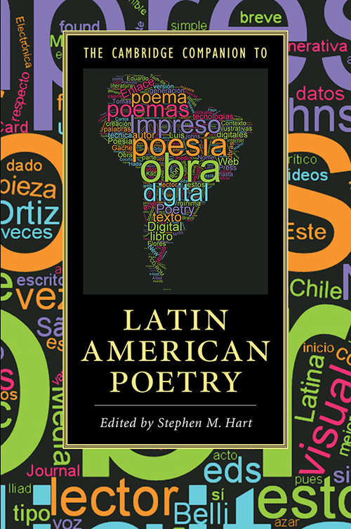 Book cover of The Cambridge Companion to Latin American Poetry (Cambridge Companions to Literature)