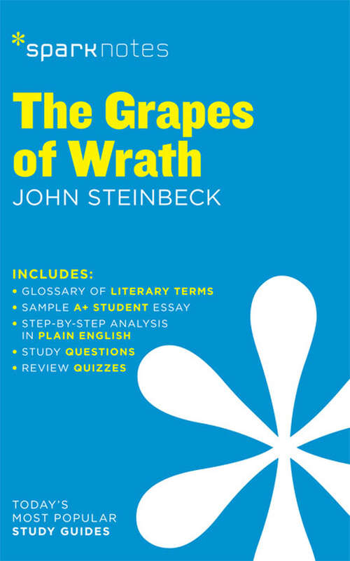 Book cover of The Grapes of Wrath SparkNotes Literature Guide (SparkNotes Literature Guide Series #28)