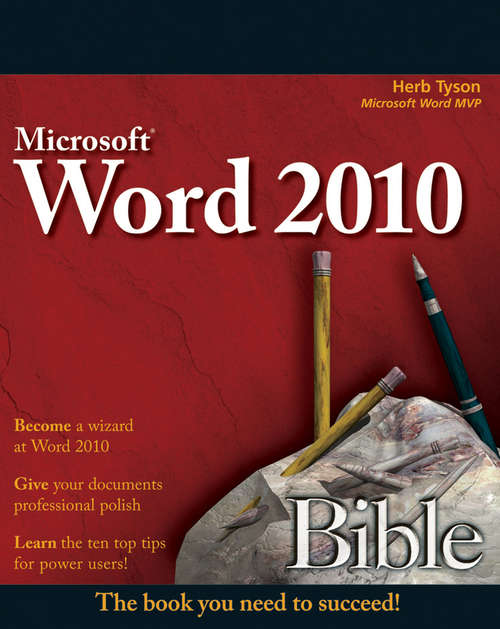 Book cover of Word 2010 Bible