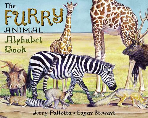 Book cover of The Furry Animal Alphabet Book (Jerry Pallotta's Alphabet Books)