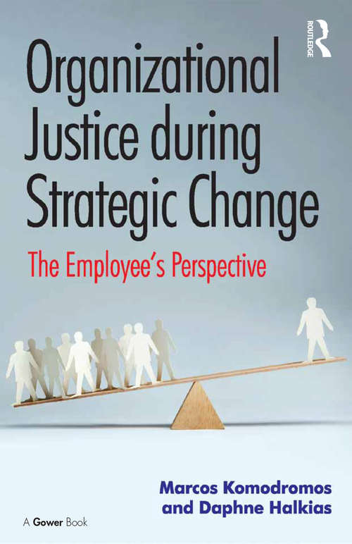 Cover image of Organizational Justice during Strategic Change