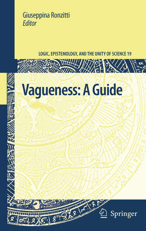Book cover of Vagueness: A Guide