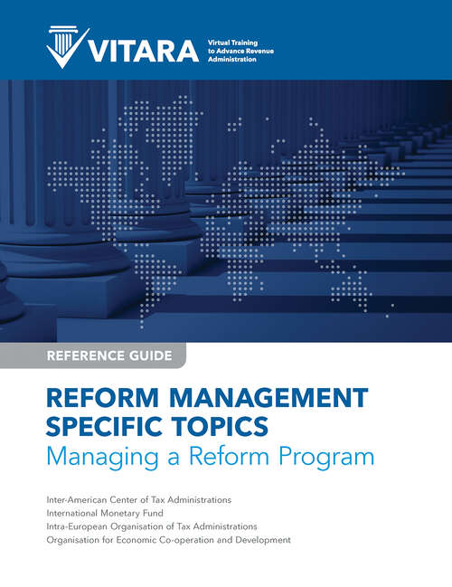 Book cover of VITARA Reference Guide: Reform Management Specific Topics: Managing a Reform Program