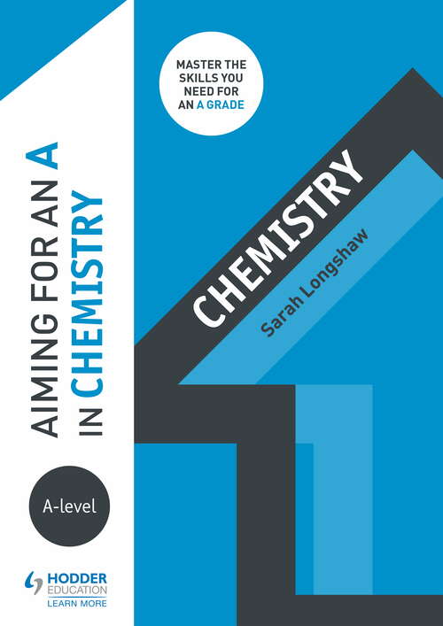 Book cover of Aiming for an A in A-level Chemistry