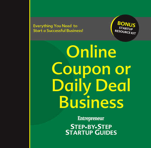 Book cover of Online Coupon or Daily Deal Business