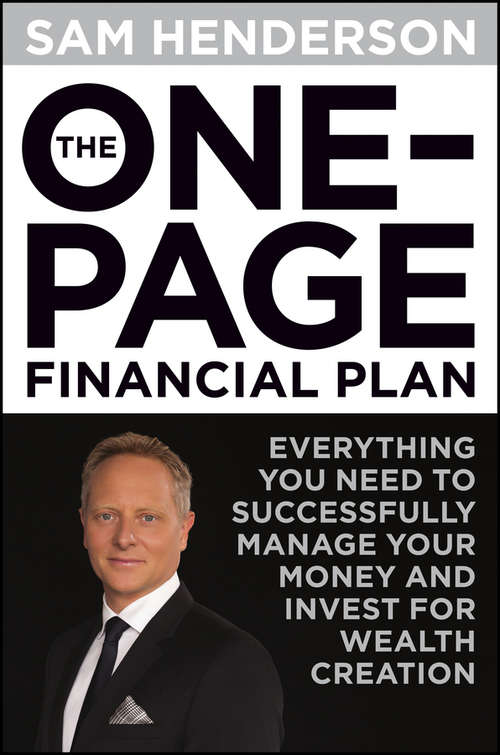 Book cover of The One Page Financial Plan