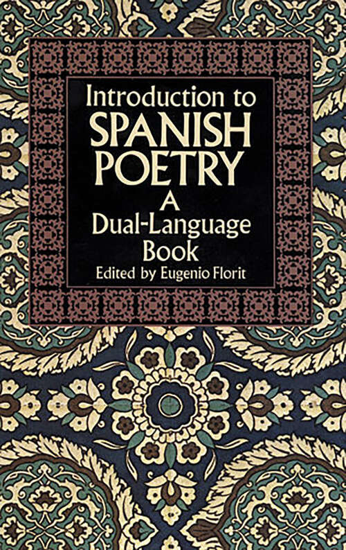 Book cover of Introduction to Spanish Poetry: A Dual-Language Book (Dover Dual Language Spanish)