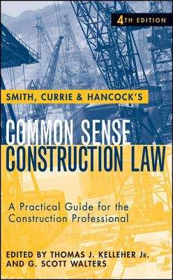 Book cover of Smith, Currie and Hancock's Common Sense Construction Law
