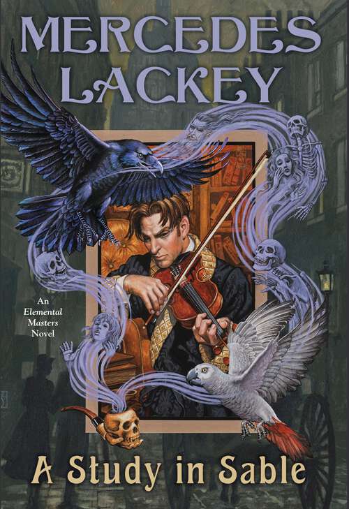 Book cover of A Study in Sable: An Elemental Masters Novel (Elemental Masters #11)