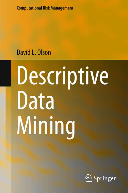 Book cover of Descriptive Data Mining