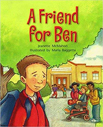 Book cover of A Friend for Ben (Rigby Leveled Library, Level K #39)