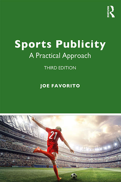 Book cover of Sports Publicity: A Practical Approach (3)