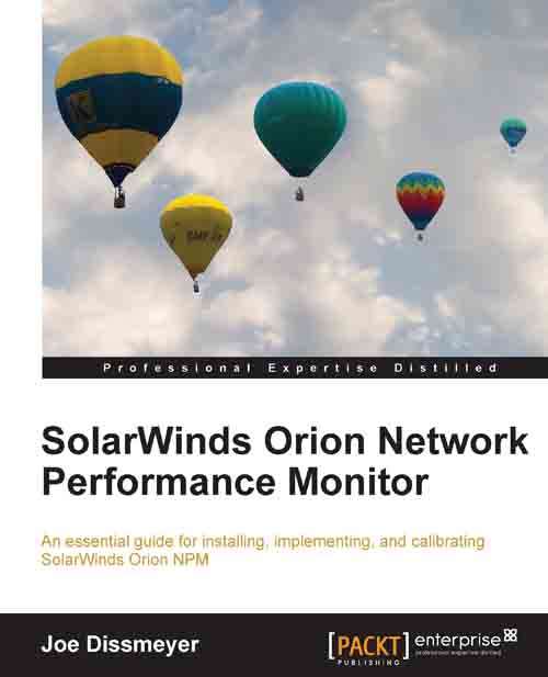 Book cover of SolarWinds Orion Network Performance Monitor