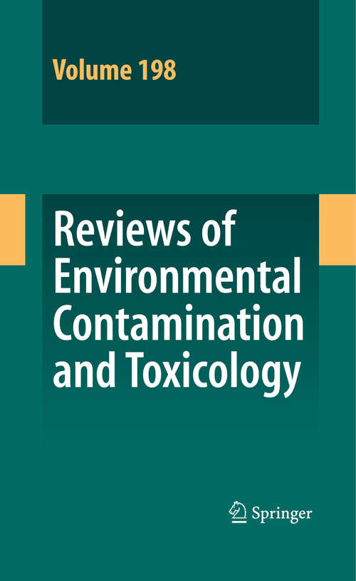Book cover of Reviews of Environmental Contamination and Toxicology 198