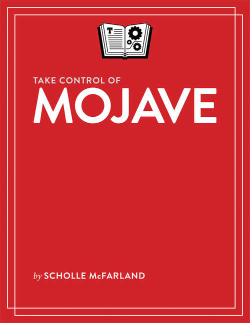 Book cover of Take Control of Mojave