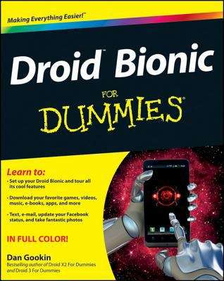 Book cover of Droid Bionic For Dummies
