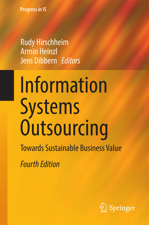 Book cover of Information Systems Outsourcing