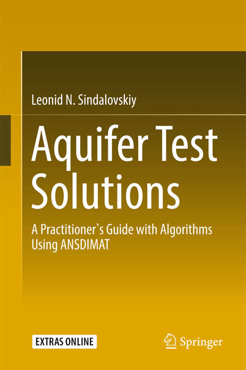 Book cover of Aquifer Test Solutions