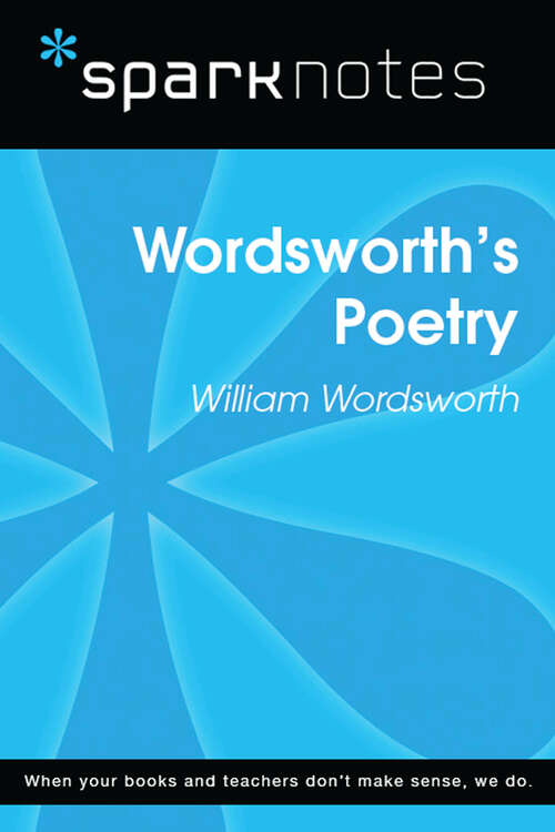 Book cover of Wordsworth's Poetry (SparkNotes Literature Guide Series)