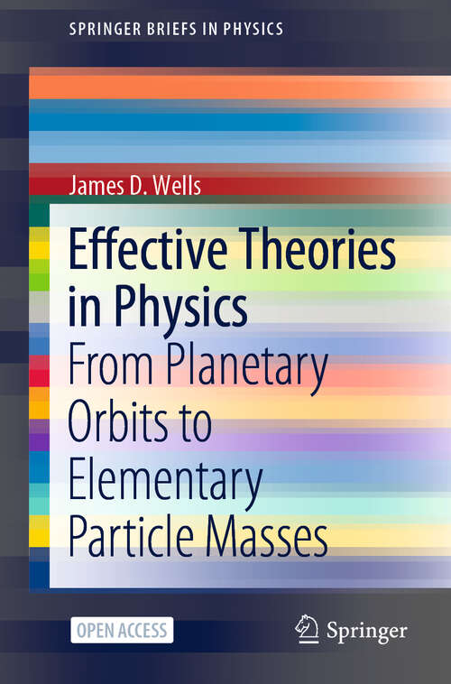 Book cover of Effective Theories in Physics