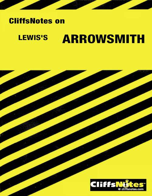 Book cover of CliffsNotes on Lewis' Arrowsmith