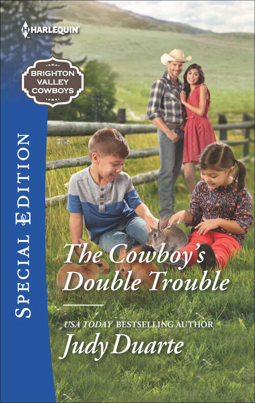 Book cover of The Cowboy's Double Trouble (Brighton Valley Cowboys #3)