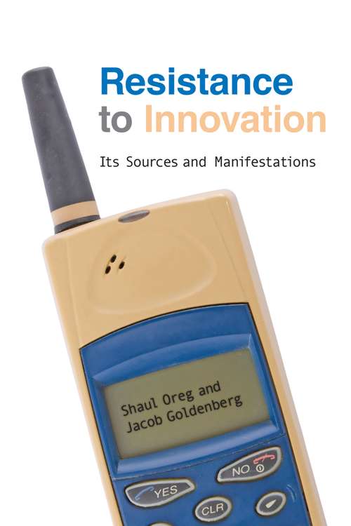 Book cover of Resistance to Innovation