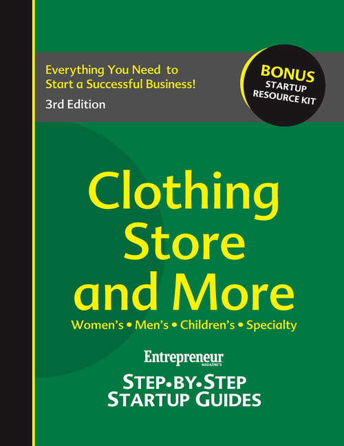 Book cover of Clothing Store and More