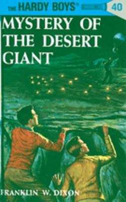 Book cover of Hardy Boys 40: Mystery of the Desert Giant