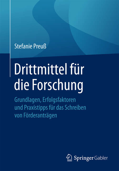 Book cover of Drittmittel für die Forschung
