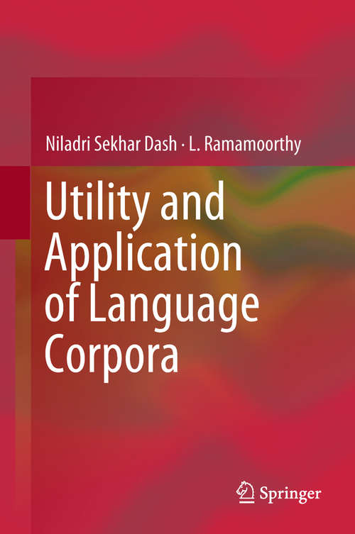 Book cover of Utility and Application of Language Corpora