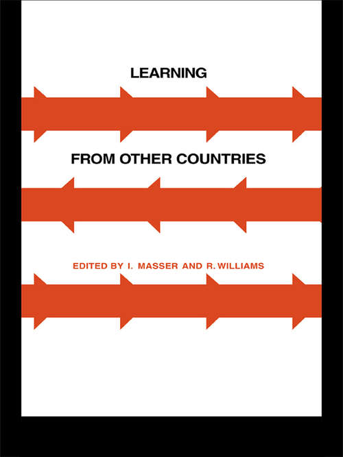 Learning from Other Countries: The Cross-National Dimension in Urban Policy Making