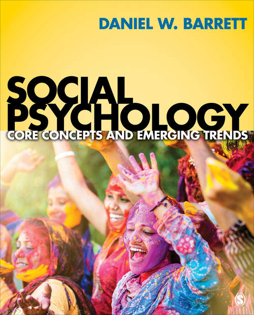 Book cover of Social Psychology: Core Concepts and Emerging Trends